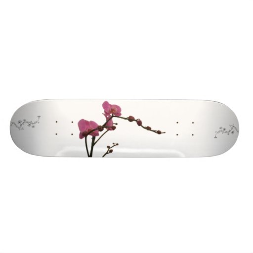 Orchideen-Blume romantisch Skateboarddecks