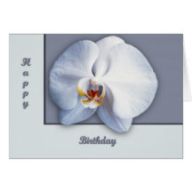Orchideen-Blüte Grußkarte