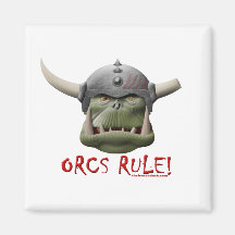 Orcs Regel! Kühlschrankmagnet