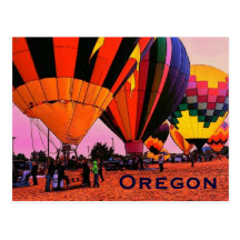 Oregon-Ballon-Postkarte