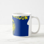 Oregon-Flaggen-Karte Kaffee Tassen