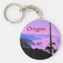 Oregon-Küste Keychain Schlüsselbänder