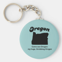 Oregon-Motto - mein enormes throbbing Oregon Schlüsselbänder
