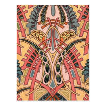 Orientalische Kunst Nouveau Postkarte