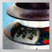 ORIENTALISCHER VASE PLAKATDRUCK