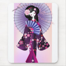 Origami Puppe 2 Mousepad