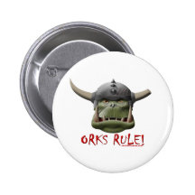Orks Regel! Anstecknadelbuttons