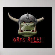 Orks Regel! Posterdrucke