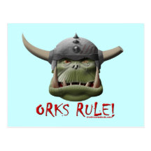 Orks Regel! Postkarten