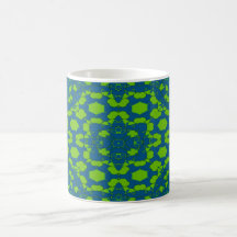 Ornament bluegreen kaffeetassen