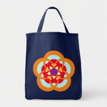 Ornament Kreis loops Einkaufstasche