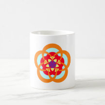 Ornament Kreis loops Tee Haferl