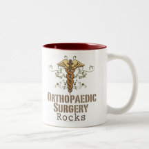 Orthopädische Operation schaukelt Becher Tasse