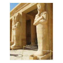 Osirian Statuen von Hatshepsut - weibliches Pharao Postkarten