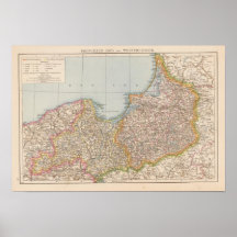 Ost u Westpreussen, Osten-und Westpreußen Posterdruck