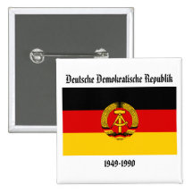 Ostdeutschland-Flagge Buttons