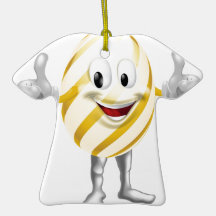 Osterei-Cartoon-Mann Weihnachtsornament