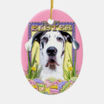 Osterei-Plätzchen - Deutsche Dogge - Baron Weihnachtsbaum Ornament