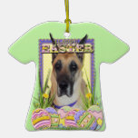 Osterei-Plätzchen - Deutsche Dogge - Kitz Ornament