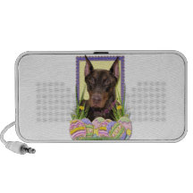 Osterei-Plätzchen - Dobermann iPod Lautsprecher