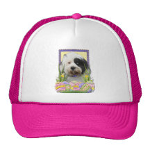 Osterei-Plätzchen - tibetanisches Terrier Kappen