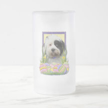 Osterei-Plätzchen - tibetanisches Terrier Teetasse