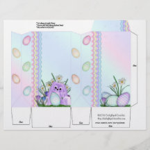 Osterhasen-Klemmkasten-Gastgeschenke Individuelle Flyer