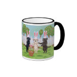 Osterhasen-Malen Labradors Kaffeehaferl