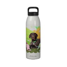 Ostern - Deutscher Shorthair Zeiger - Kaiser Wasserflaschen