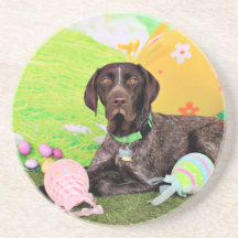 Ostern - Deutscher Shorthair Zeiger - Kaiser Untersetzer