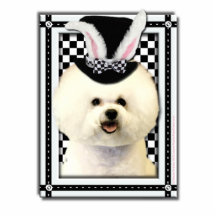 Ostern - etwas Häschen-Lieben Sie - Bichon Frise Acryl Ausschnitte