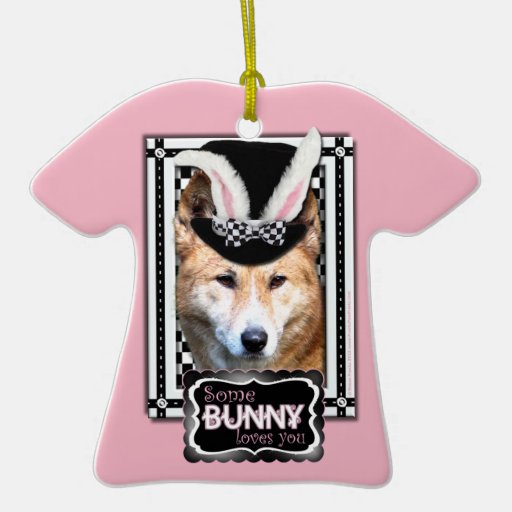 Ostern - etwas Häschen-Lieben Sie - Dingo Weihnachtsbaum Ornament