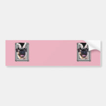 Ostern - etwas Häschen-Lieben Sie - Mops Autosticker