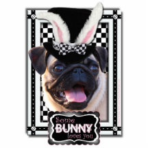 Ostern - etwas Häschen-Lieben Sie - Mops Ausschnitt