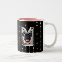 Ostern - etwas Häschen-Lieben Sie - Mops Tee Tasse