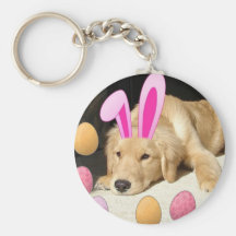 Ostern-golden retriever schlüsselbänder