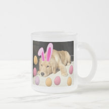 Ostern-golden retriever teehaferl