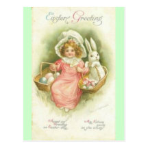 Ostern-Gruß-Postkarte