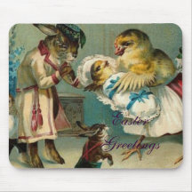 Ostern-Grüße Mousepad