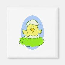 Ostern-Küken Kühlschrankmagnet