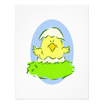 Ostern-Küken Personalisierte Ankündigung