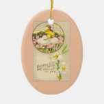 Ostern - Küken u. Eier Up einen Baum - antike Post Weihnachtsbaum Ornament