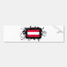 Österreich-Flagge Autosticker