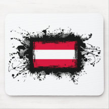 Österreich-Flagge Mauspads