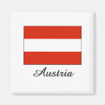 Österreich-Flaggen-Entwurf Magnete
