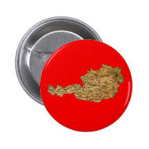 Österreich-Karten-Knopf Anstecknadelbutton