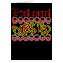 Ostküste Dubstep Grußkarten