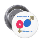 Östrogen-Klingeln Pong Buttons