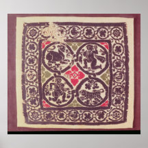 Osttapisserie des römischen Reiches, die wildes Ti Posterdrucke