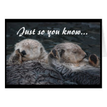 Otter-Freund-Karte
